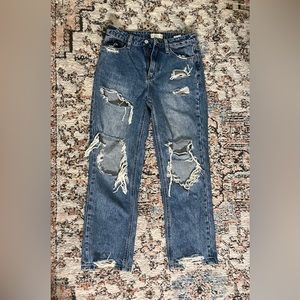 Altar’d State medium wash ripped jeans size:26